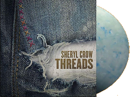 Sheryl Crow - 2019 Threads - Blue marble vinyl LP  - 311 kr.